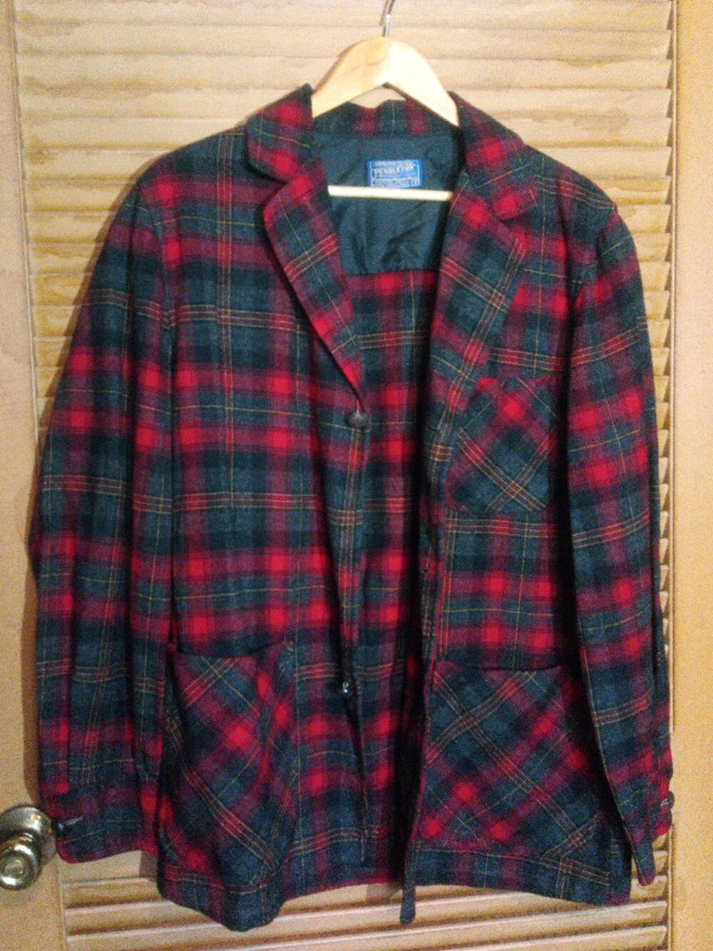 Pendleton 100% Wool Blazer Overshirt